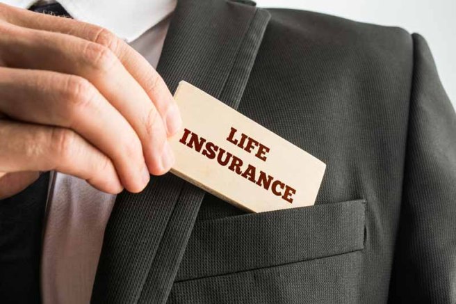 A card reading Life insurance